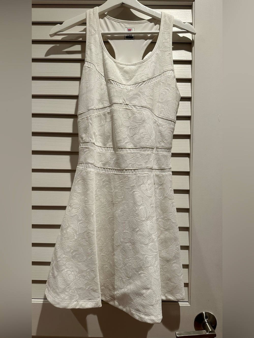 NWOT FILA TENNIS WHITE FLORAL DRESS US SIZE M